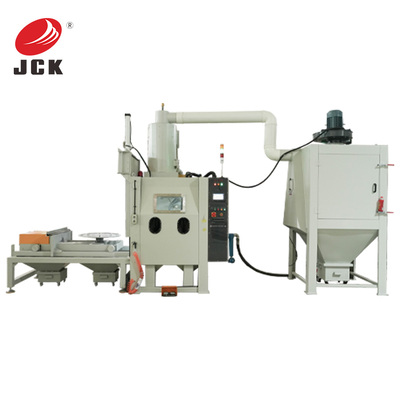 推车转台式自动喷砂机（JCK-FB1414）